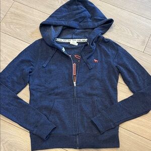 PINK Victoria's Secret Heather Blue Hoodie